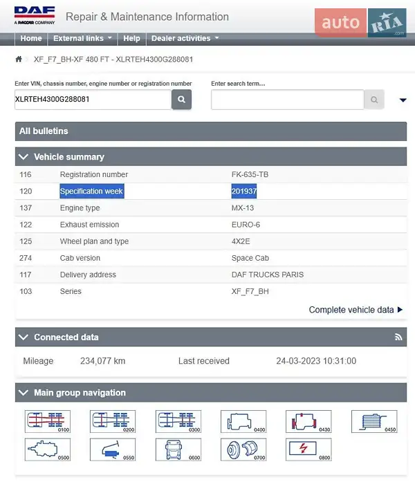 Тягач DAF XF 2019 в Ровно документ 2 фото Тягач DAF XF 2019 в Ровно документ