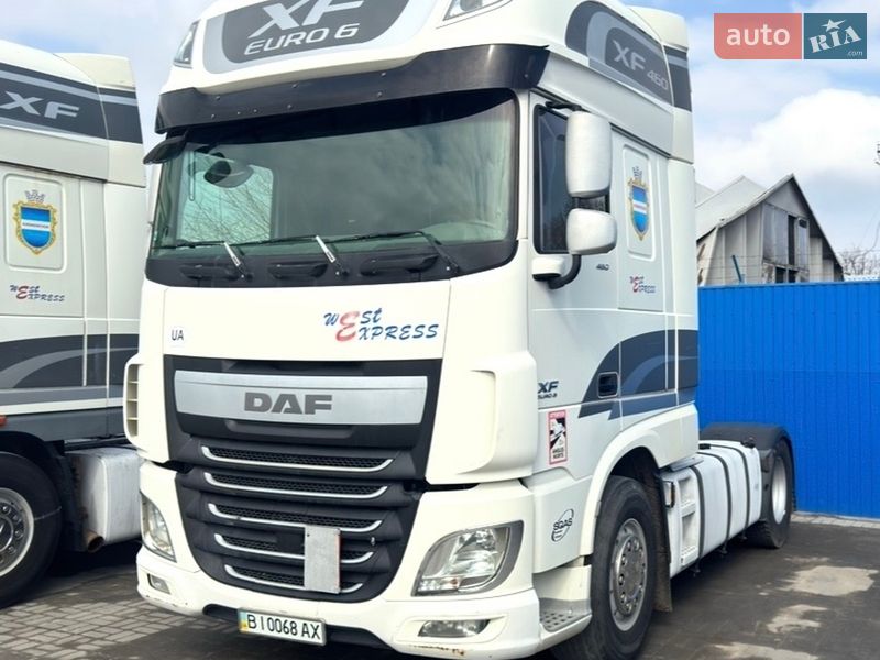 2014 DAF XF, VIN XLRTEH4300G046329:plate — фото 1 (autoria)
