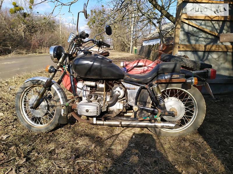 Мотоцикл Чоппер Днепр (КМЗ) 10-36 1984 в Лысянке