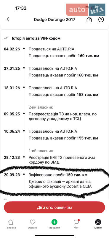 Позашляховик / Кросовер Dodge Durango 2017 в Володимирі