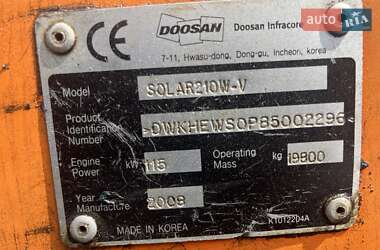 Экскаватор погрузчик Doosan Solar 210 2008 в 