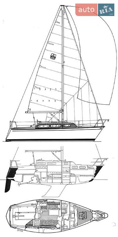 Парусна яхта Dufour 2800 1983 в Українці