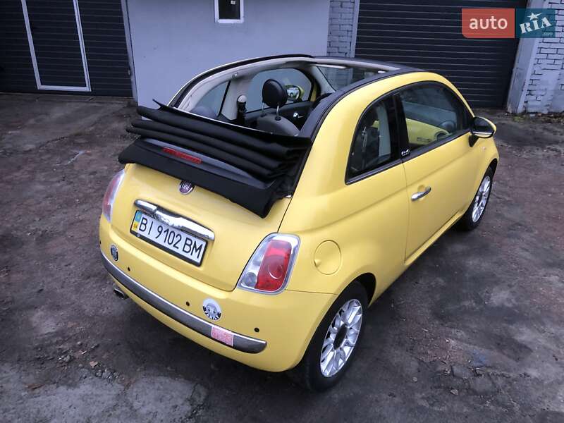 Кабриолет Fiat 500 2012 в Киеве