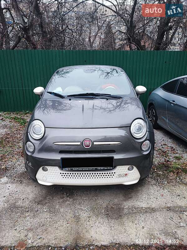 2014 Fiat 500E, VIN 3C3CFFGE0ET175850:plate — фото 1 (autoria)