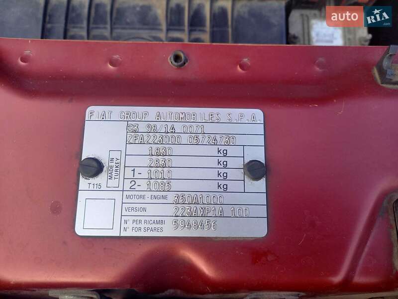 Минивэн Fiat Doblo Panorama 2010 в Черкассах