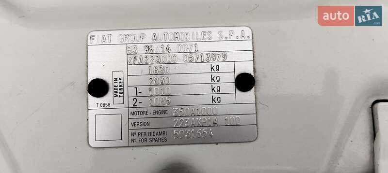 Микровэн Fiat Doblo Panorama 2010 в Житомире