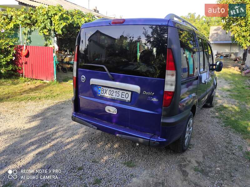 Минивэн Fiat Doblo 2005 в Каменец-Подольском фото 6 Минивэн Fiat Doblo 2005 в Каменец-Подольском