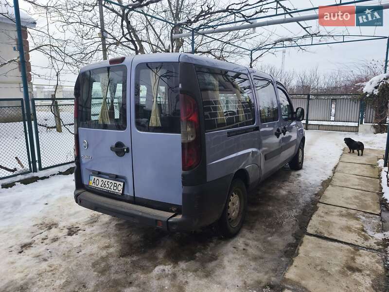 Минивэн Fiat Doblo 2005 в Виноградове фото 2 Минивэн Fiat Doblo 2005 в Виноградове