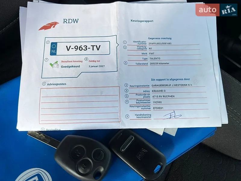 Мінівен Fiat Talento 2019 в Рівному документ