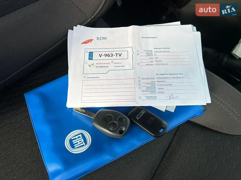 Мінівен Fiat Talento 2019 в Рівному документ