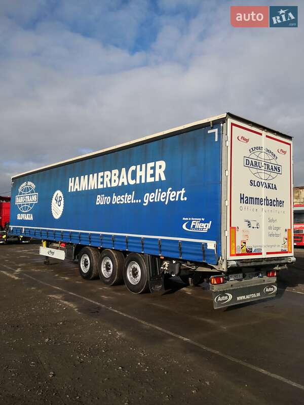 Тентований борт (штора) - напівпричіп Fliegl SDS 350 2018 в Кам'янському