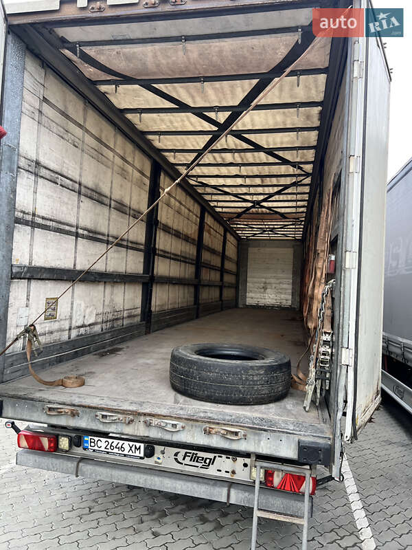 Тентований борт (штора) - напівпричіп Fliegl SDS 2014 в Львові