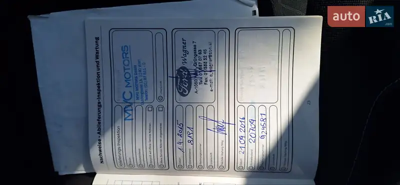 Микровэн Ford B-Max 2014 в Луцке документ