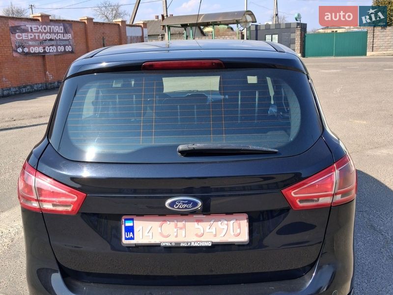 2012 Ford B-MAX, VIN WF0KXXERJKCY22279:plate — фото 1 (autoria)