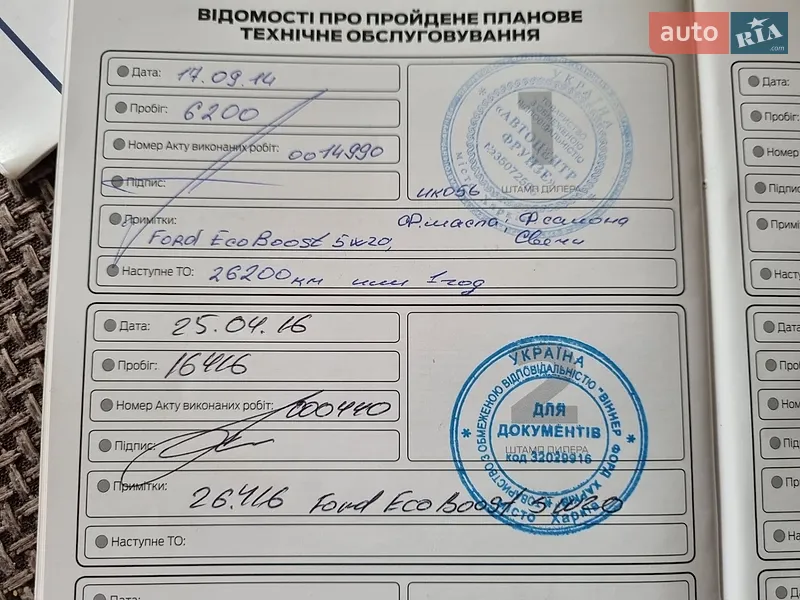 Микровэн Ford B-Max 2013 в Харькове документ