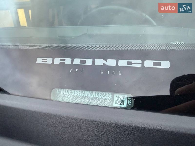 Внедорожник / Кроссовер Ford Bronco 2021 в Коломые