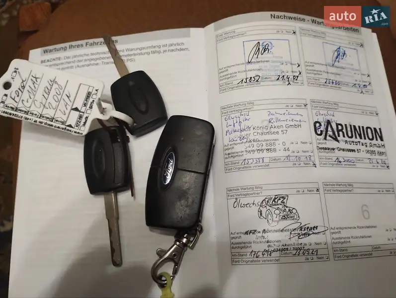 Мінівен Ford C-Max 2008 в Черкасах документ 2 фото Мінівен Ford C-Max 2008 в Черкасах документ