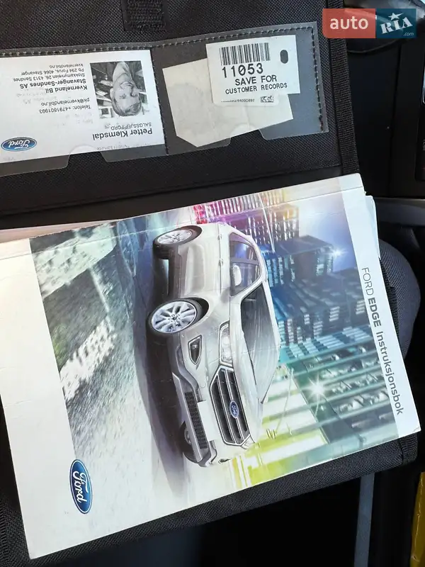 Внедорожник / Кроссовер Ford Edge 2016 в Кременчуге документ