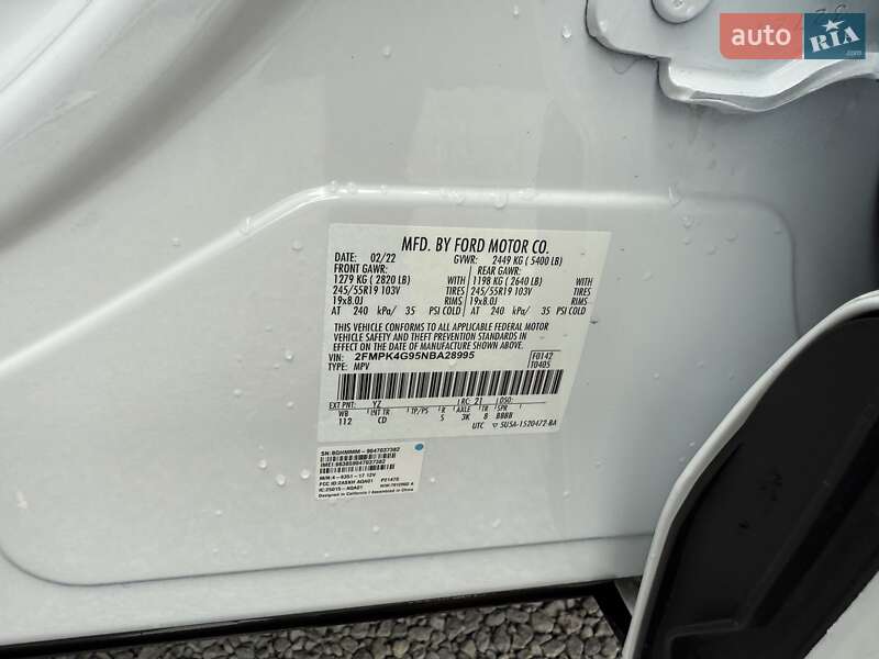 Внедорожник / Кроссовер Ford Edge 2022 в Днепре фото 39 Внедорожник / Кроссовер Ford Edge 2022 в Днепре