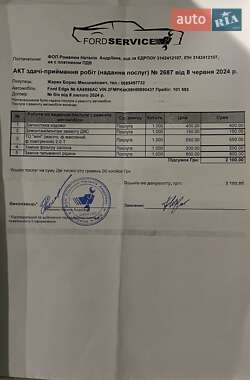 Внедорожник / Кроссовер Ford Edge 2017 в 