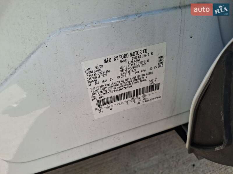 Позашляховик / Кросовер Ford Edge 2020 в Рівному