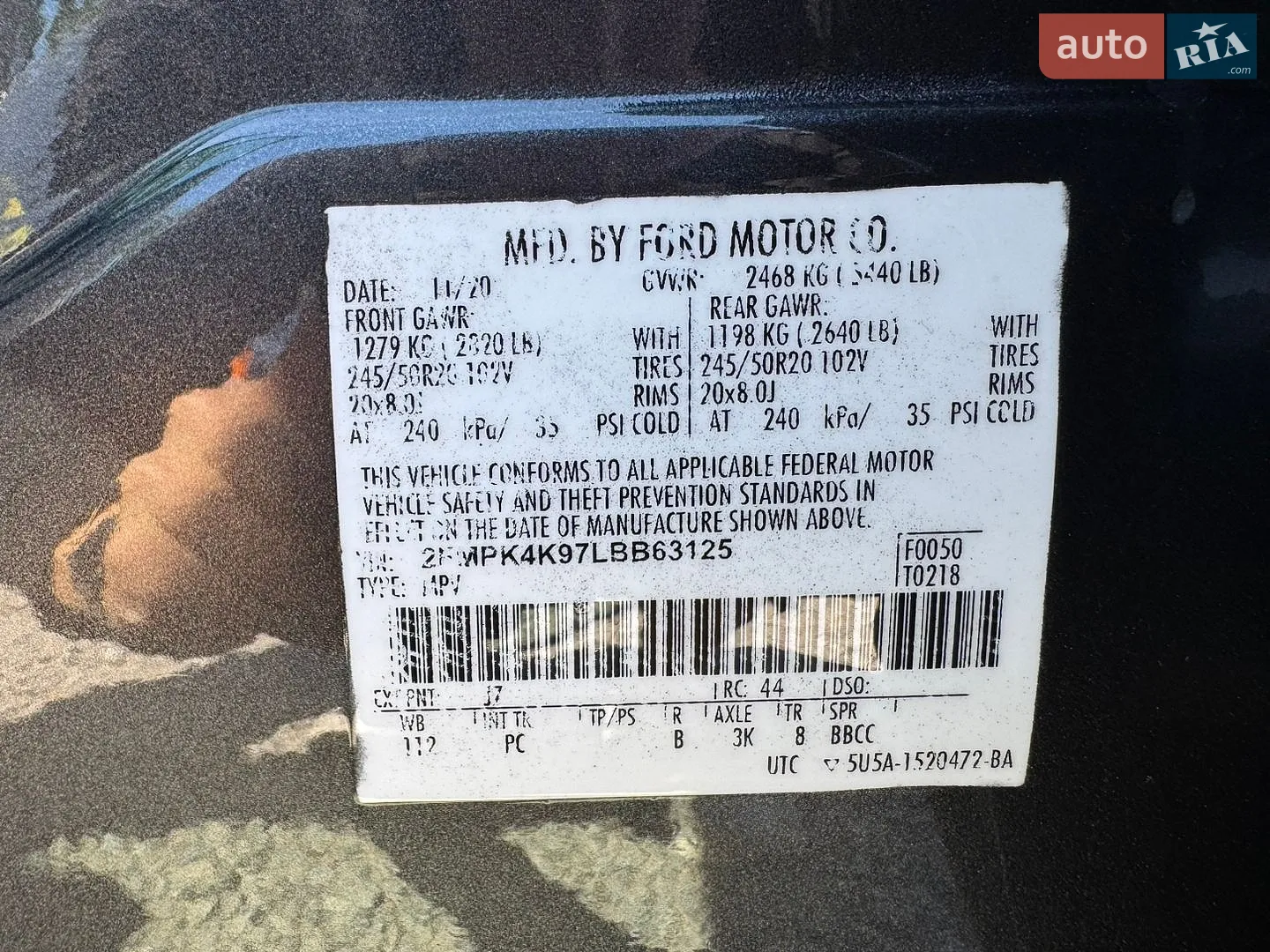 2020 Ford Edge - мініатюра 71