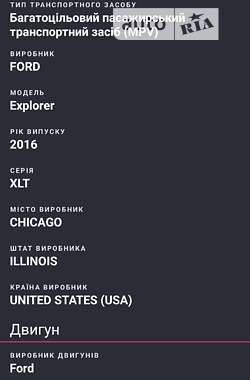 Внедорожник / Кроссовер Ford Explorer 2015 в Львове