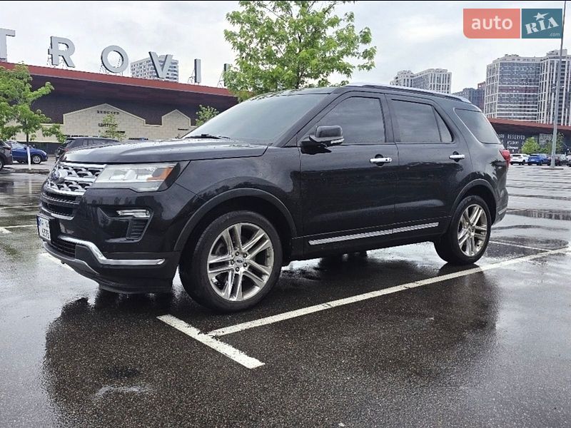 2018 Ford Explorer, VIN 1FM5K8FH2KGA17447:plate — zdjęcie 1 (autoria)
