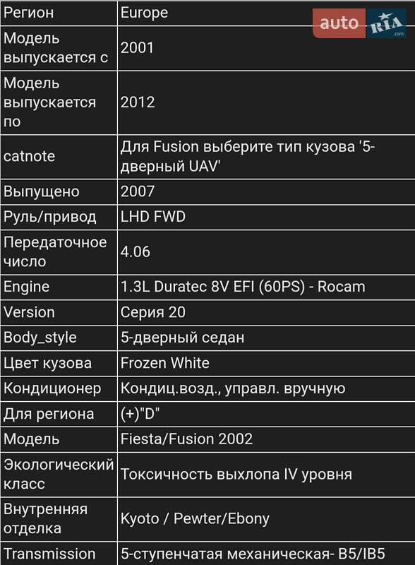 Хэтчбек Ford Fiesta 2007 в Виннице