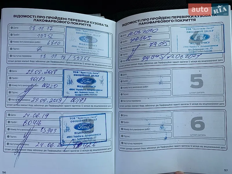 Хетчбек Ford Fiesta 2016 в Києві документ
