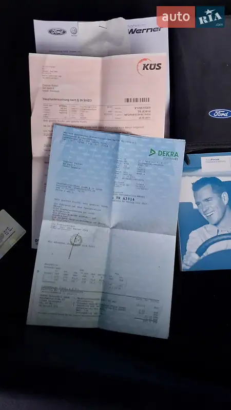 Седан Ford Focus 2008 в Ходореві документ