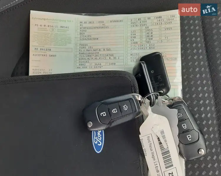 Универсал Ford Focus 2019 в Хмельницком документ