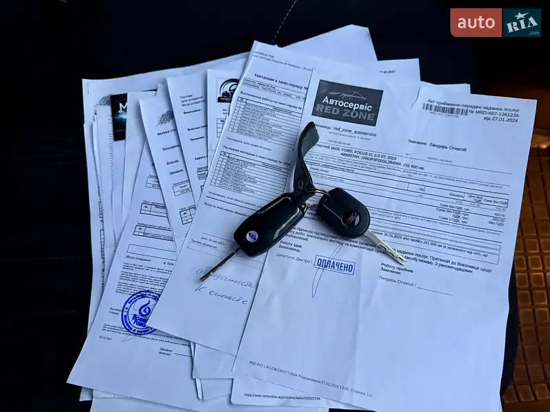 Седан Ford Focus 2015 в Виннице документ