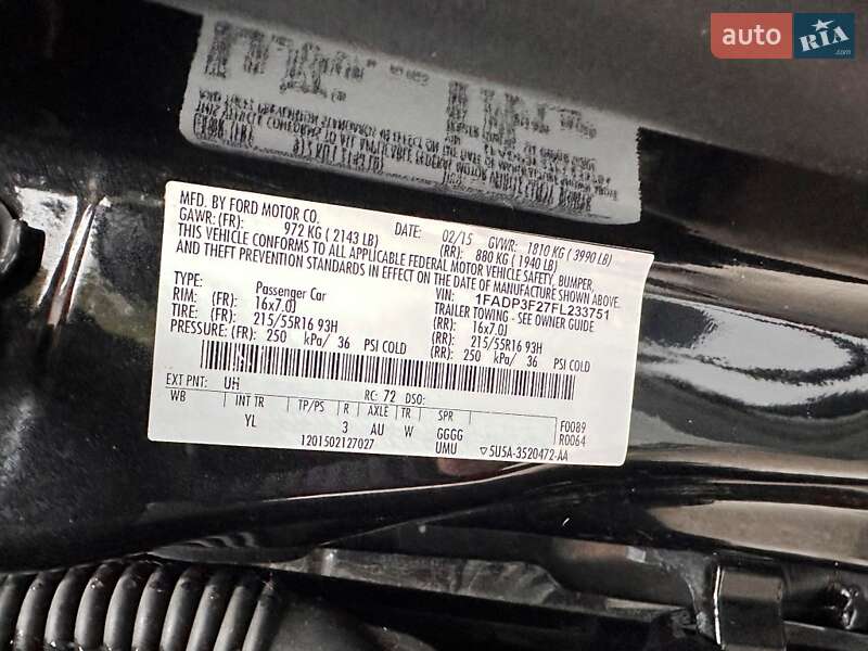 Седан Ford Focus 2015 в Запорожье фото 28 Седан Ford Focus 2015 в Запорожье