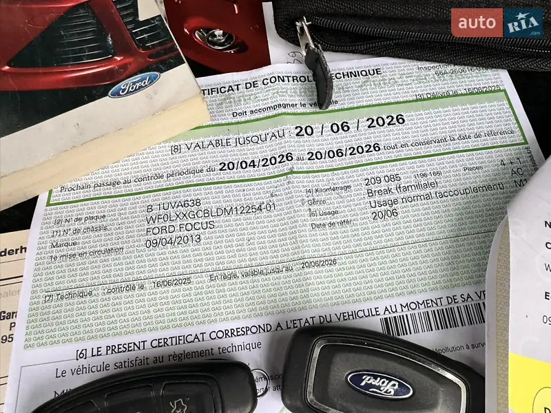 Универсал Ford Focus 2013 в Стрые документ