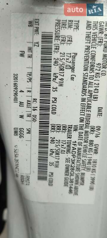 Хэтчбек Ford Focus 2016 в Ровно