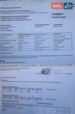 Хэтчбек Ford Fusion 2008 в 