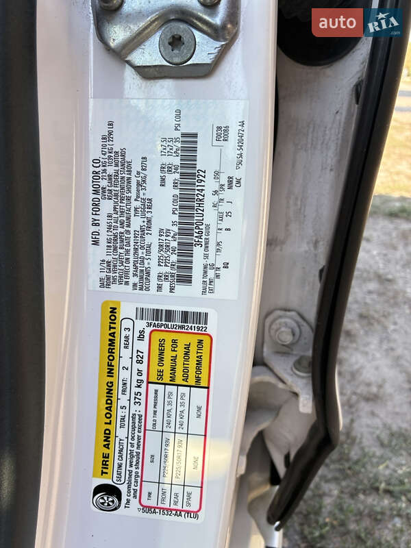 Седан Ford Fusion 2016 в Терновке