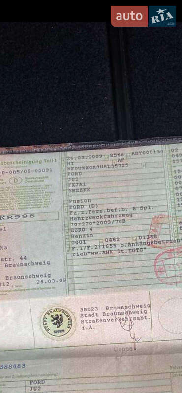 Хетчбек Ford Fusion 2009 в Вінниці фото 8 Хетчбек Ford Fusion 2009 в Вінниці