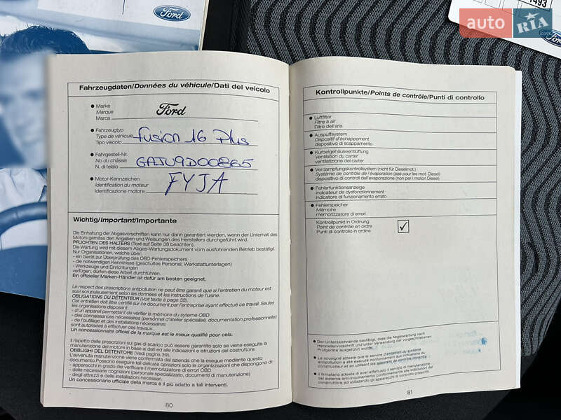 Хэтчбек Ford Fusion 2009 в Луцке