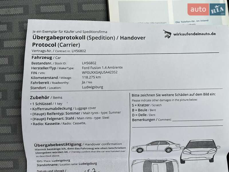 Хэтчбек Ford Fusion 2005 в Косове