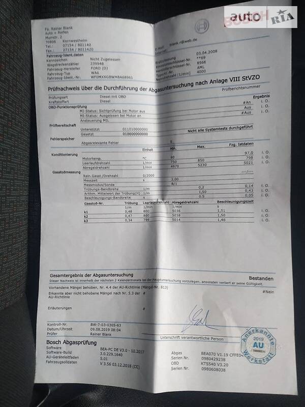 Минивэн Ford Galaxy 2008 в Новояворовске