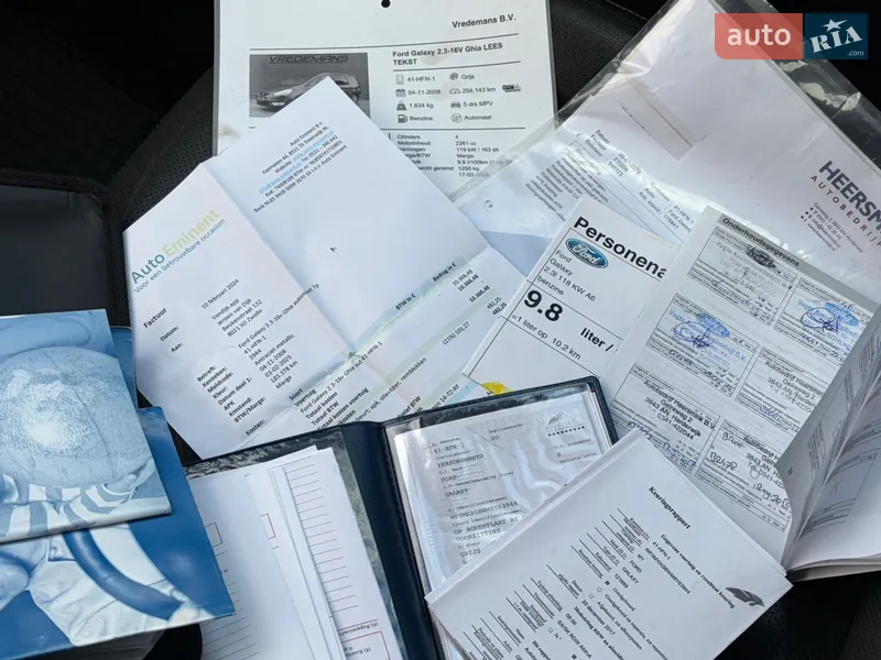 Мінівен Ford Galaxy 2008 в Вінниці документ
