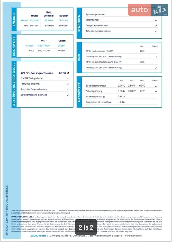 Внедорожник / Кроссовер Ford Mustang Mach-E 2022 в Тернополе документ