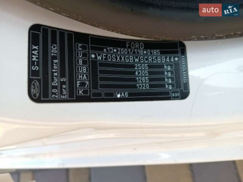 Минивэн Ford S-Max 2012 в Дубровице