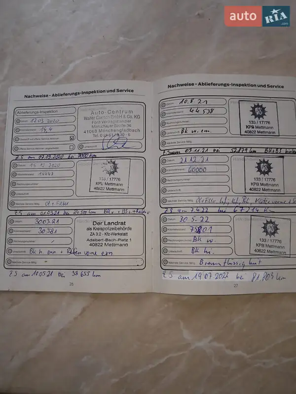 Минивэн Ford S-Max 2019 в Козове документ 2 фото Минивэн Ford S-Max 2019 в Козове документ