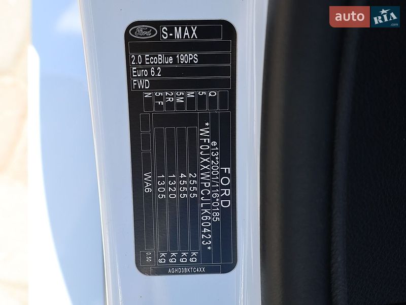 Мінівен Ford S-Max 2020 в Самборі