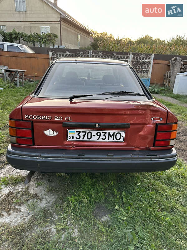 Седан Ford Scorpio 1987 в Черновцах фото 31 Седан Ford Scorpio 1987 в Черновцах