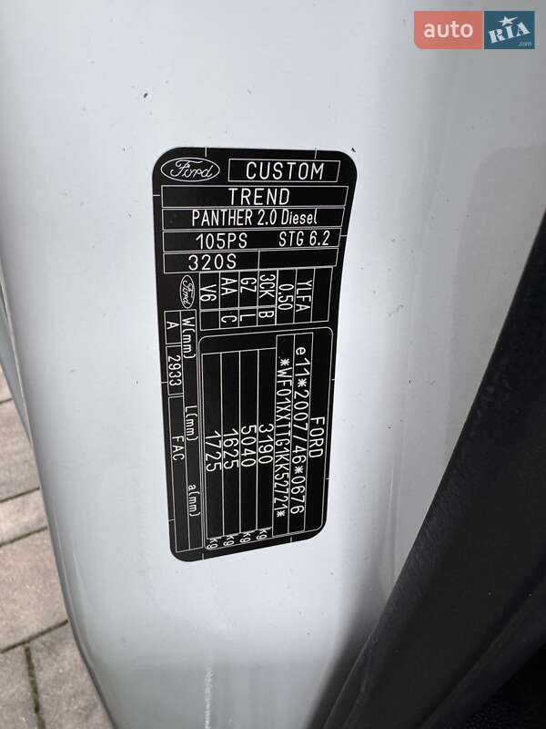 Мінівен Ford Transit Custom 2019 в Рівному