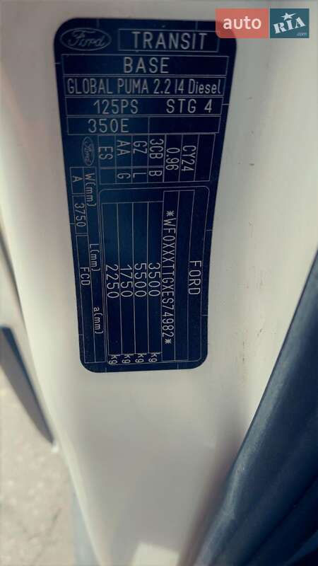 Вантажний фургон Ford Transit 2014 в Дніпрі